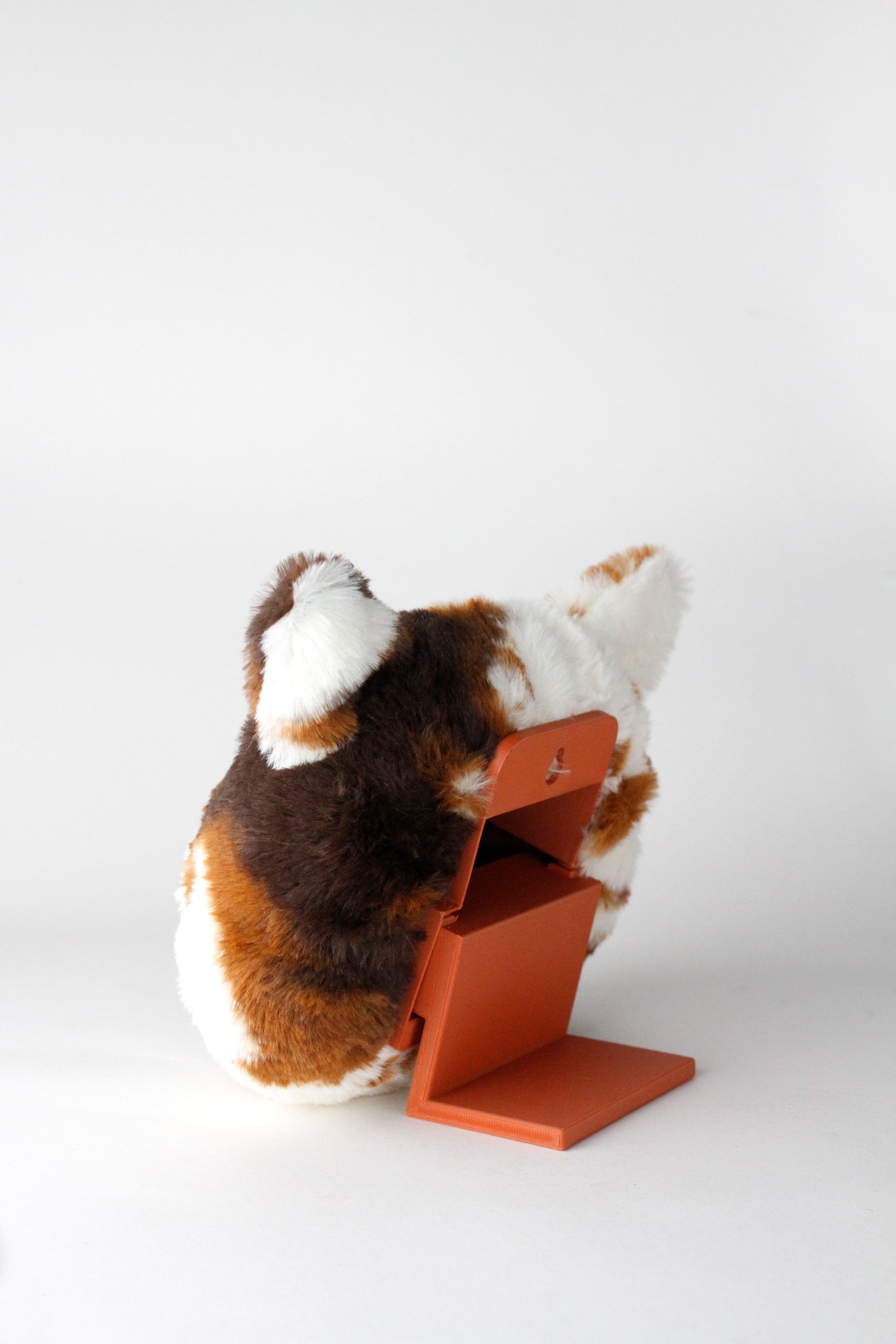 Plushie Calico Cat Clock