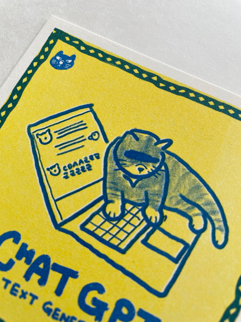 Chat GPT- Risograph Card