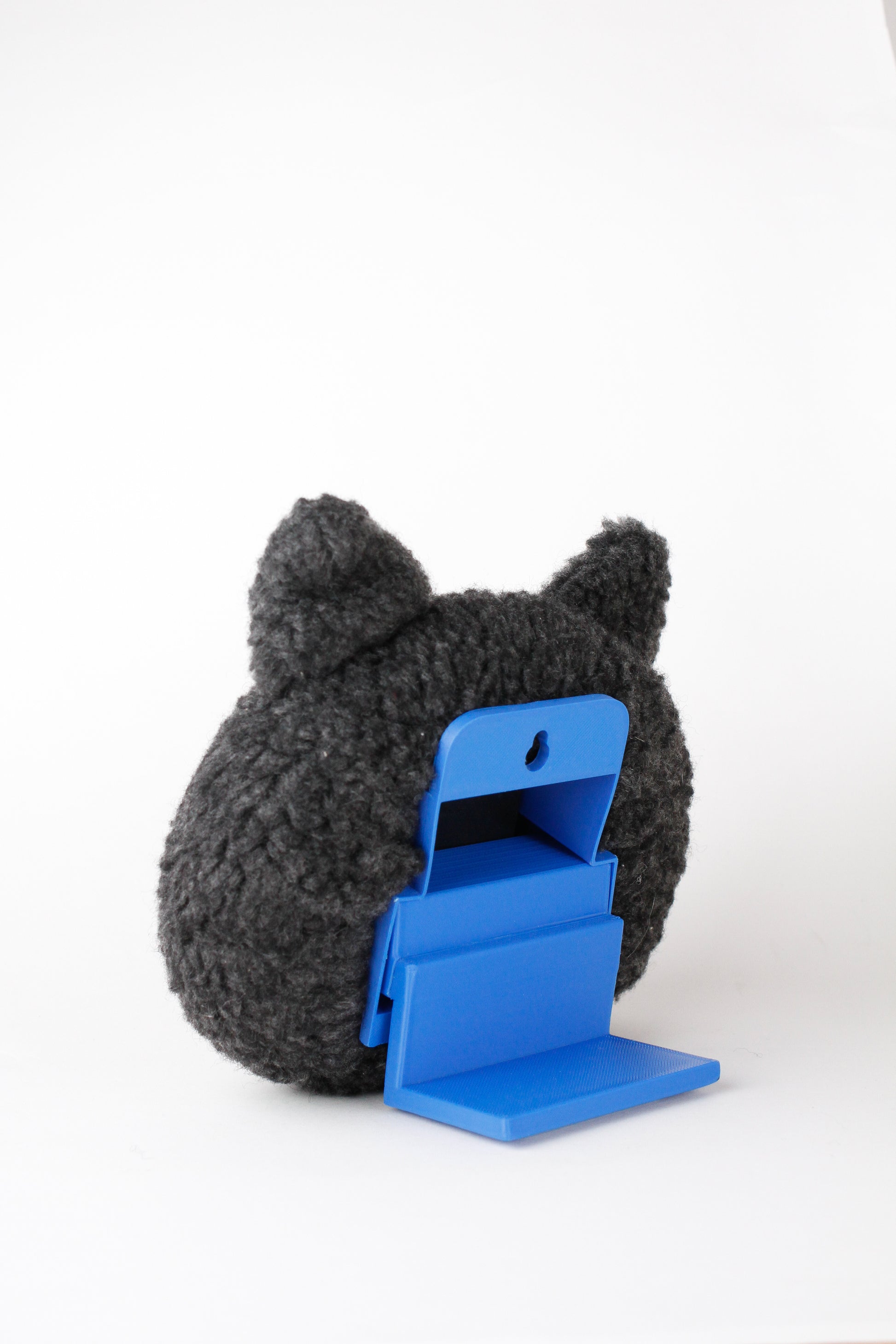 Plushie Black Cat Clock