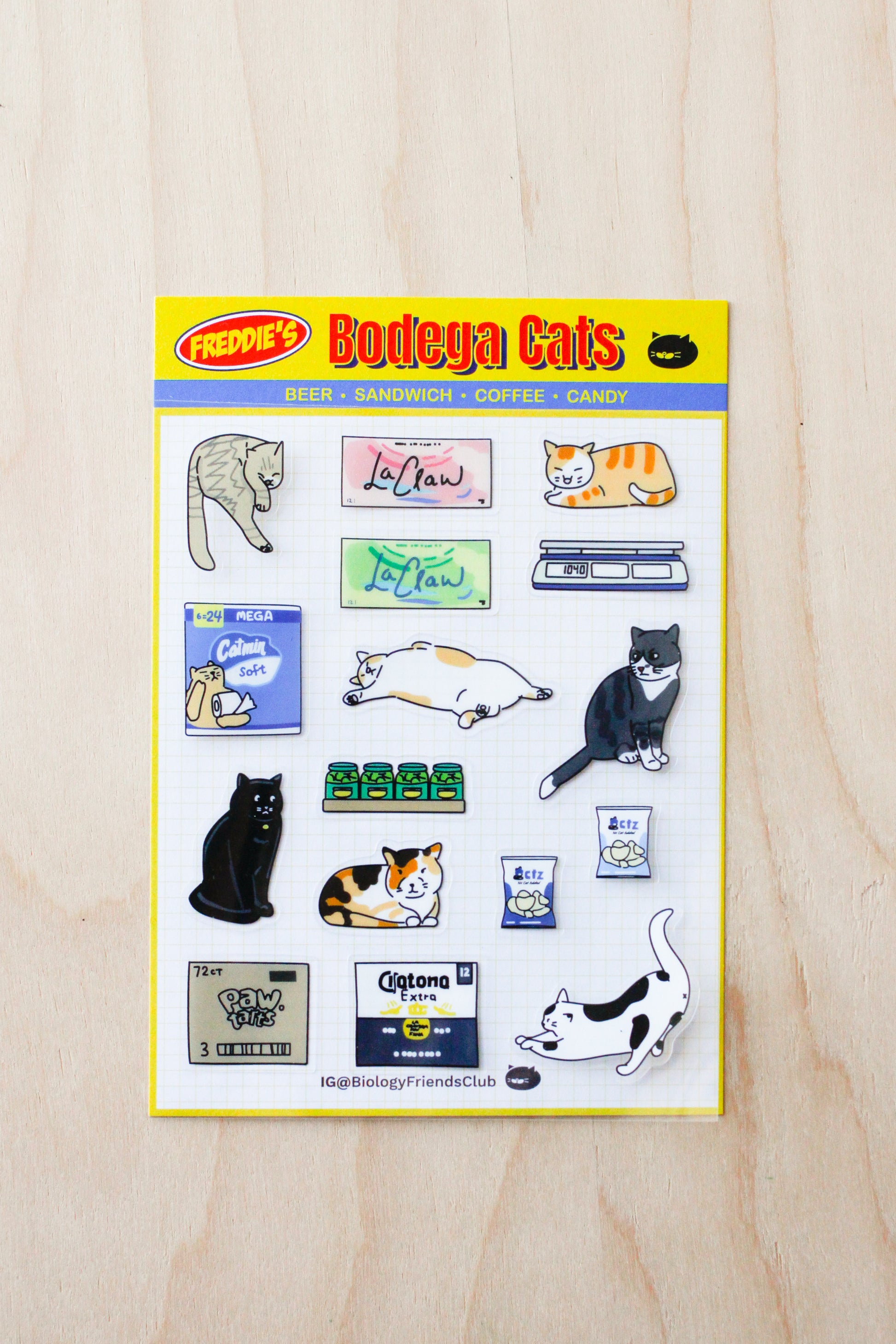 Bodega Cat Sticker Sheet