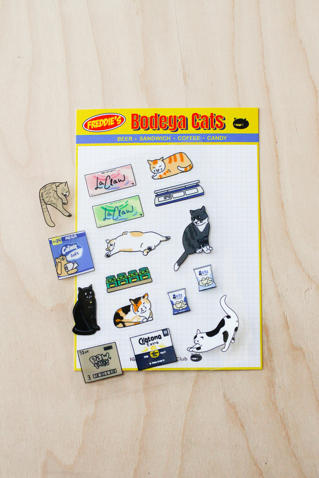 Bodega Cat Sticker Sheet