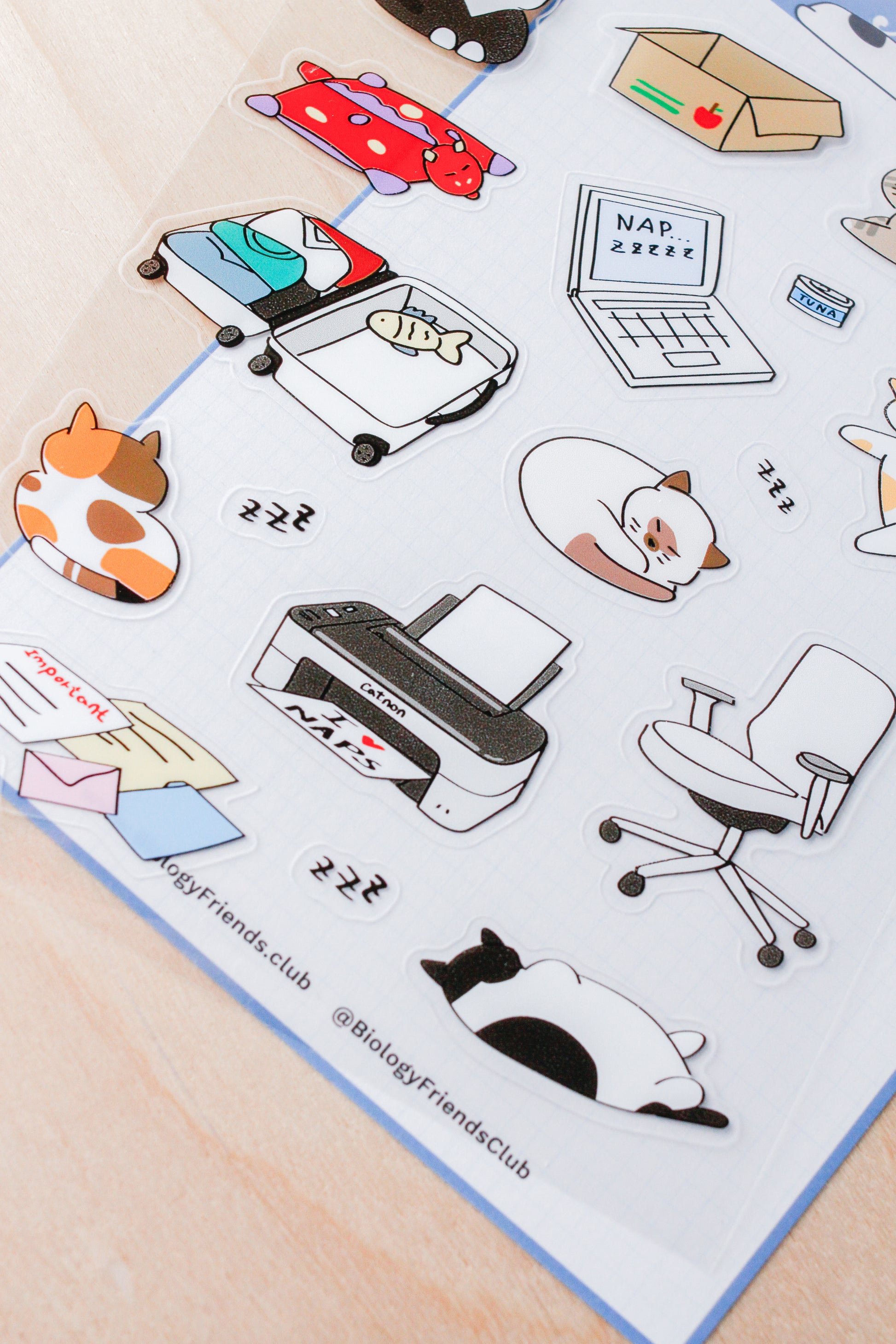Everything Is A Bed Sticker Sheet