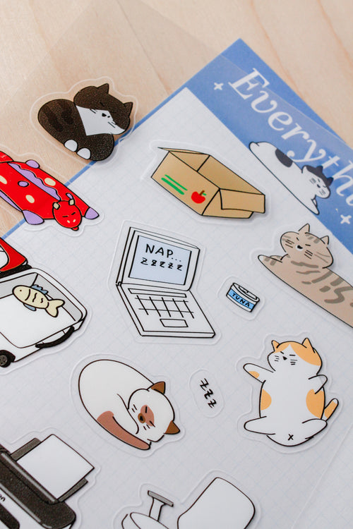 Everything Is A Bed Sticker Sheet