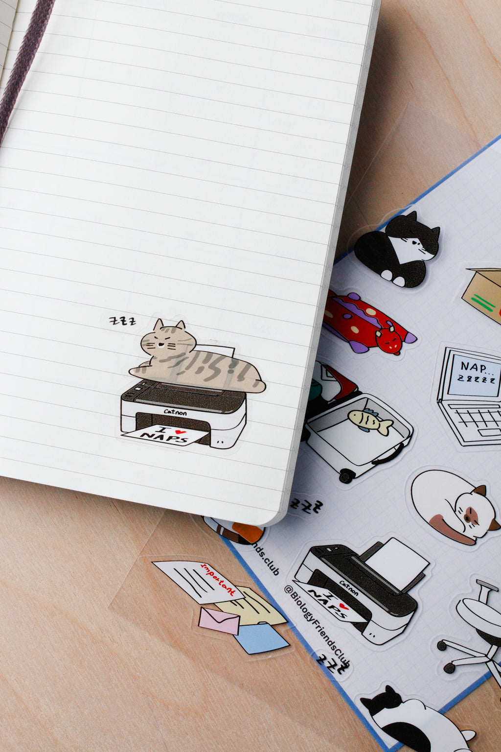 Everything Is A Bed Sticker Sheet