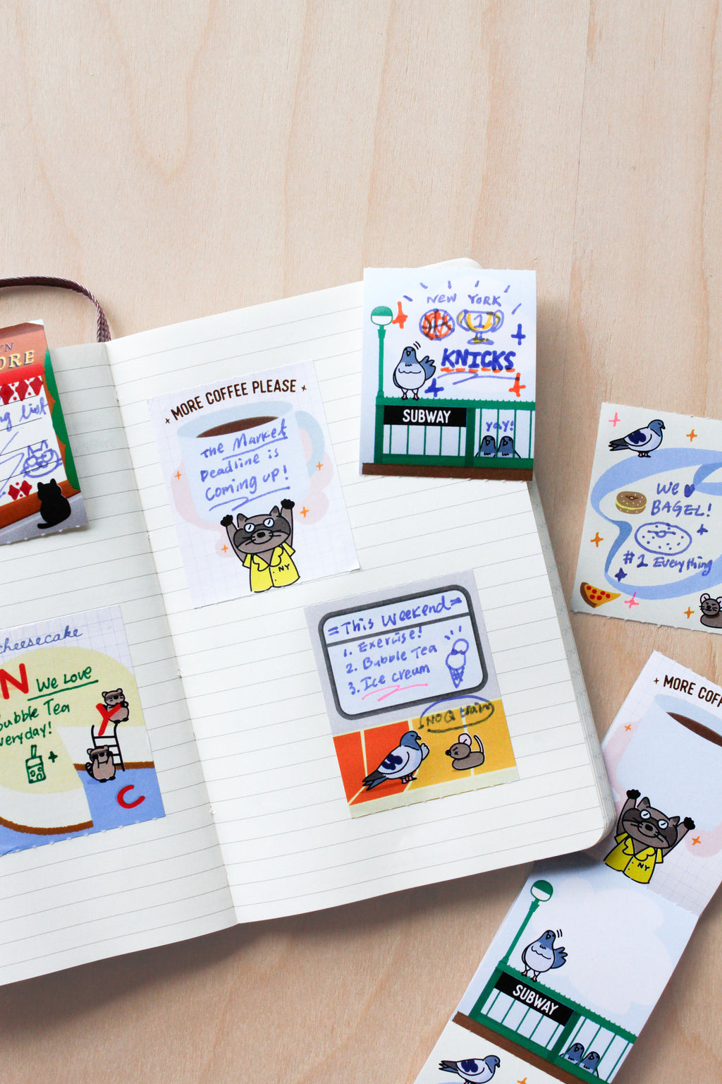 Daily NYC Sticker Notes Roll