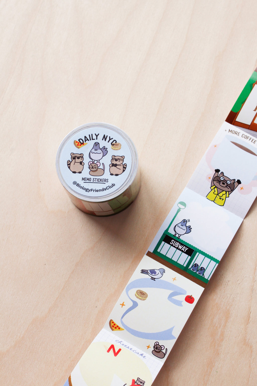 Daily NYC Sticker Notes Roll