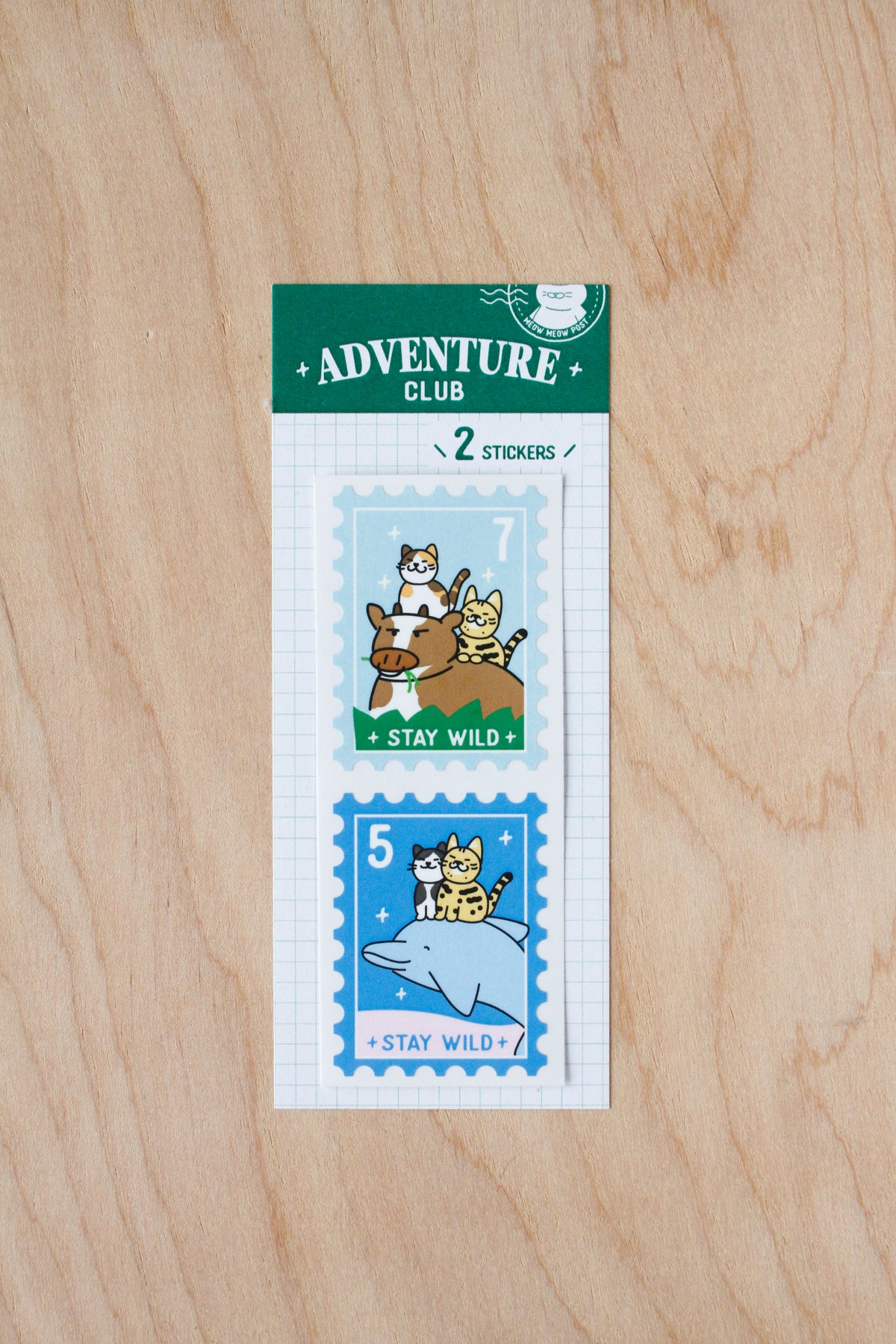 Adventure Club Stamp stickers
